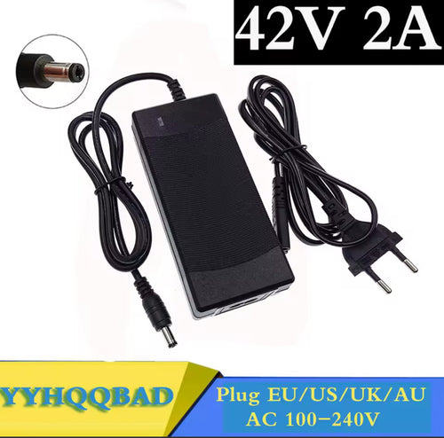 42V 2A Electric Scooter Fast Charger – EU / US / UK Plug