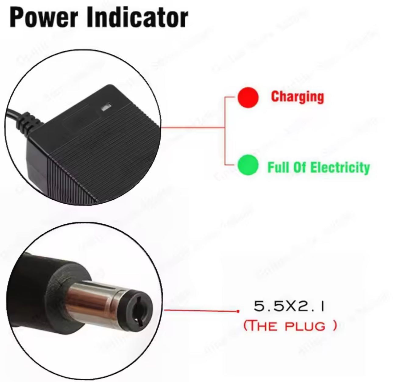 42V 2A Electric Scooter Fast Charger – EU / US / UK Plug